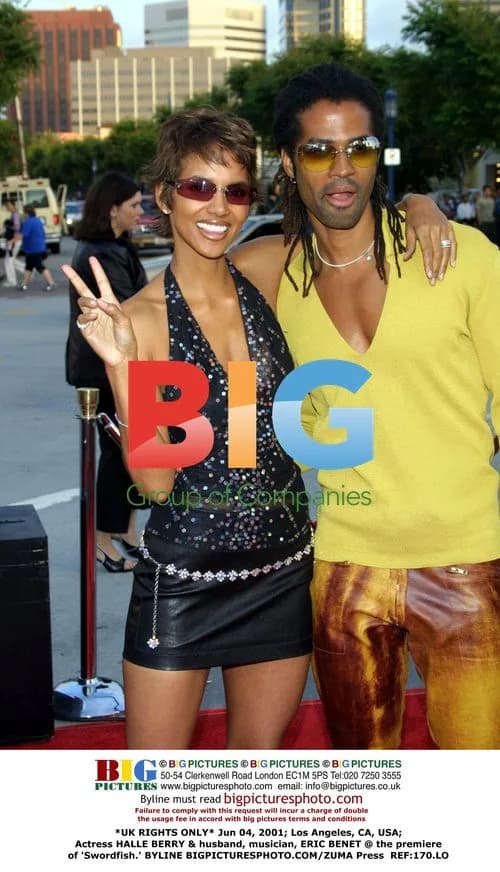 Halle Berry & Eric Benet at 'Swordfish' Premiere