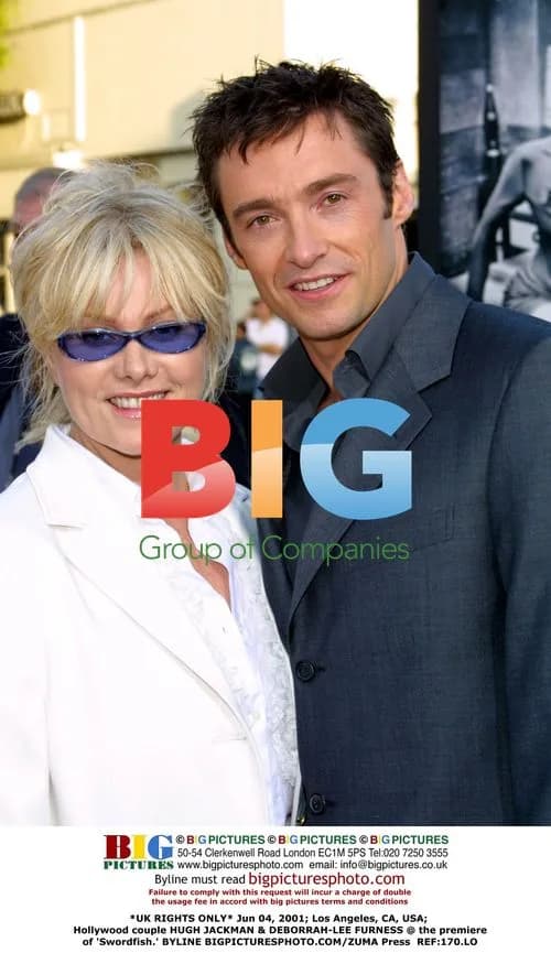 Hugh Jackman & Deborrah-Lee Furness at 'Swordfish' Premiere