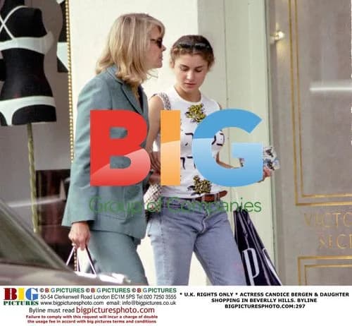 Candice Bergen & Daughter Shopping in Beverly Hills