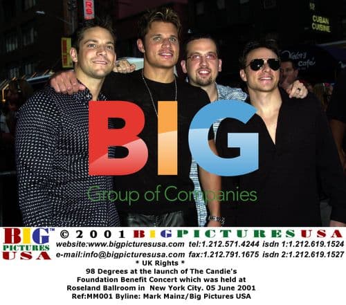 98 Degrees at Candie's Foundation Benefit Concert