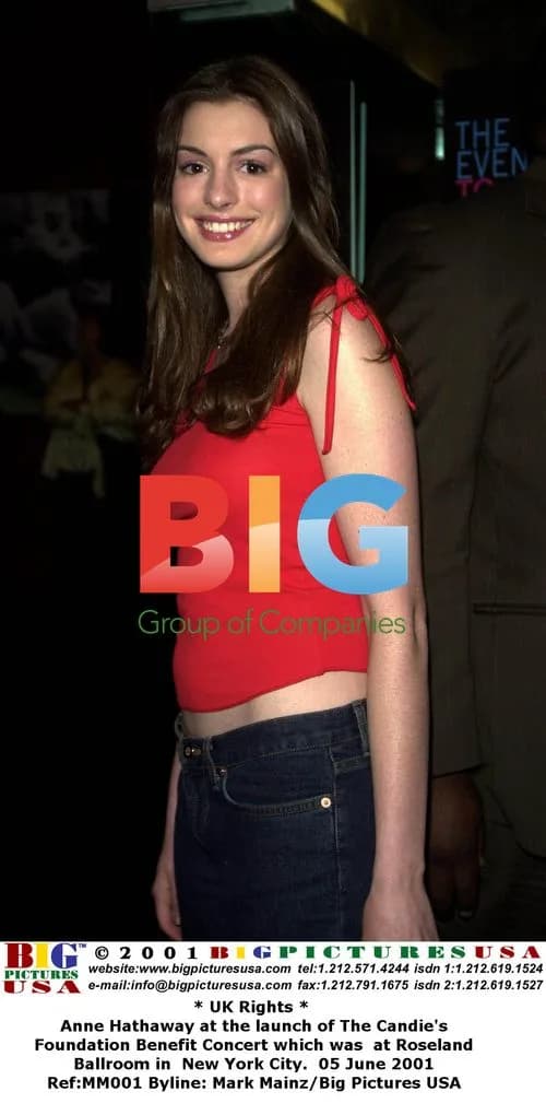 Anne Hathaway at Candie's Foundation Benefit Concert
