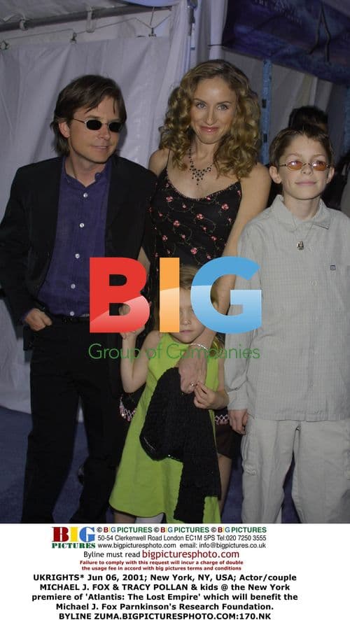 Michael J. Fox & Tracy Pollan at 'Atlantis' Premiere