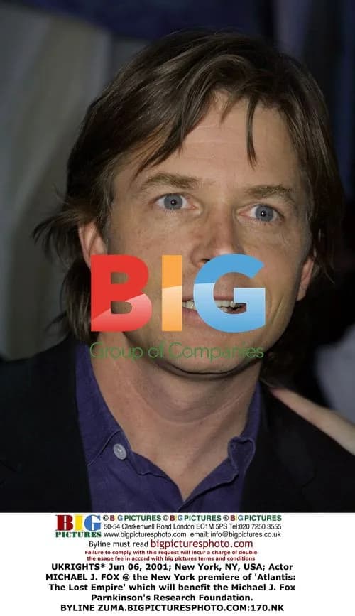 Michael J. Fox at 'Atlantis' Premiere