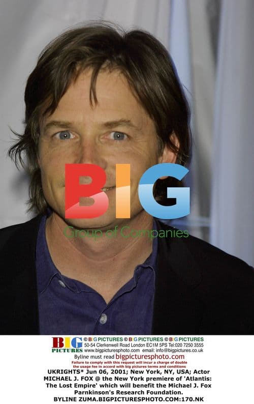 Michael J. Fox at 'Atlantis' Premiere