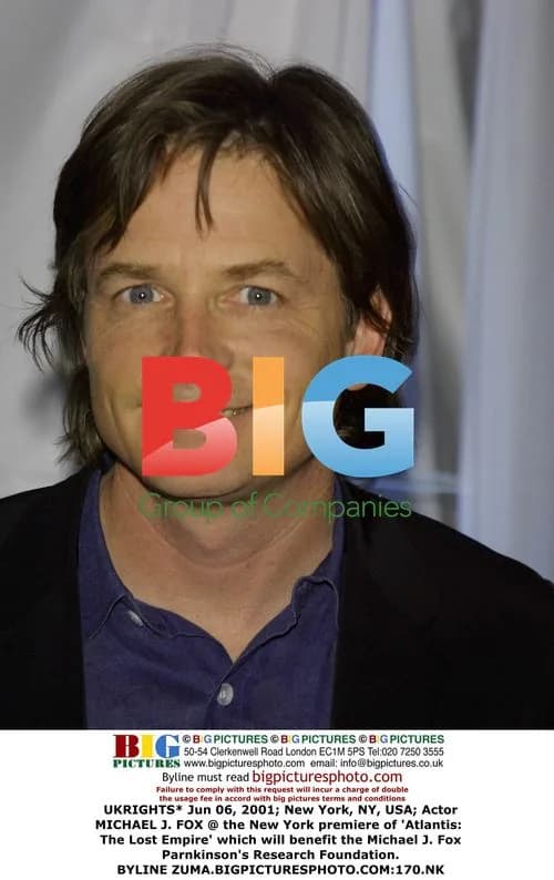 Michael J. Fox at 'Atlantis' Premiere