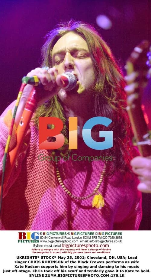 Chris Robinson of Black Crowes performs