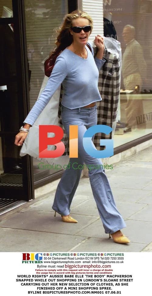 Elle Macpherson Out Shopping in London