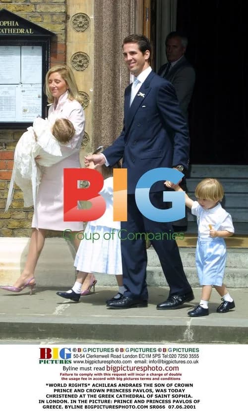 Christening of Achileas Andraes, son of Crown Prince and Princess