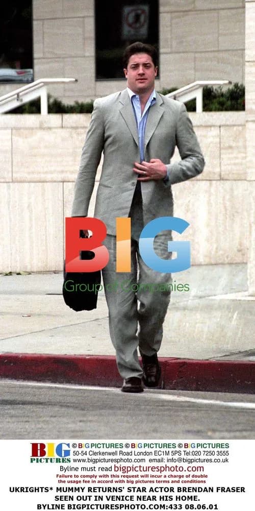 Brendan Fraser spotted in Venice