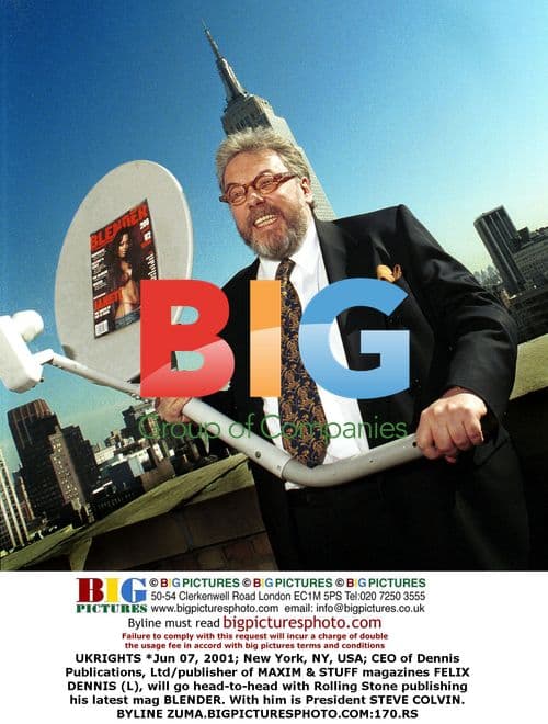 Felix Dennis & Steve Colvin Announce Blender Magazine