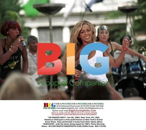 Destiny's Child Performs in New York