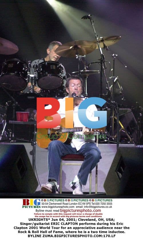 Eric Clapton Performs in Cleveland