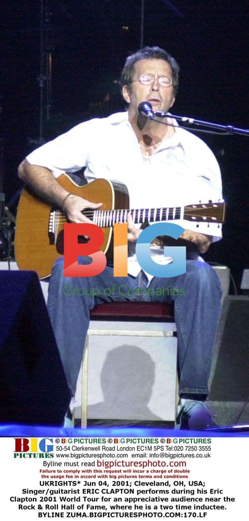 Eric Clapton Performs in Cleveland