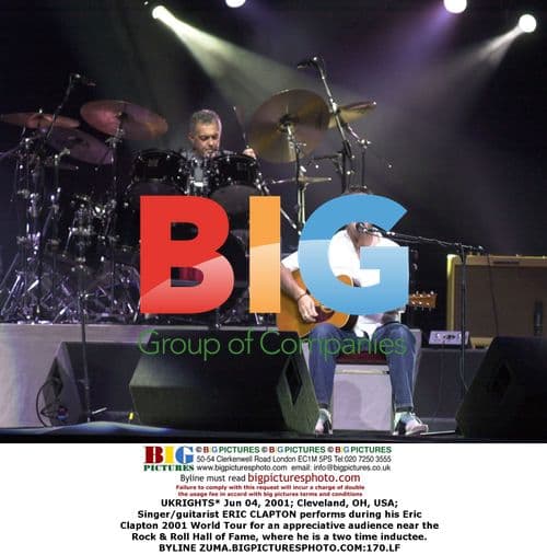Eric Clapton Performs in Cleveland