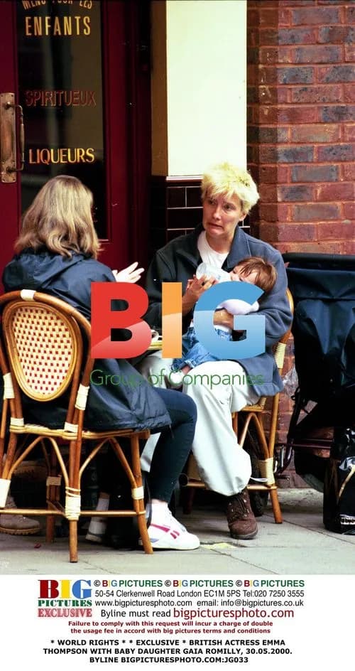 Emma Thompson with daughter Gaia Romilly