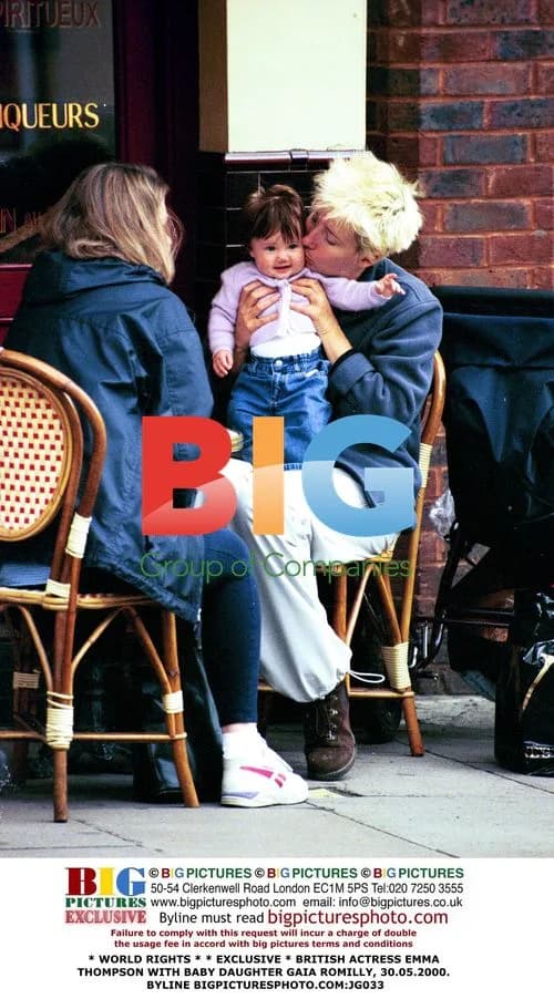 Emma Thompson with daughter Gaia Romilly