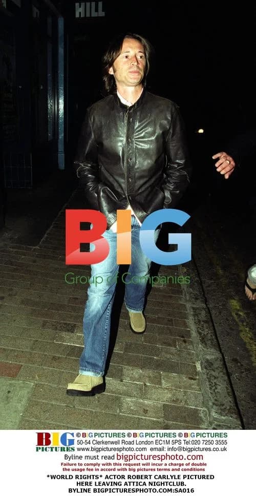 Robert Carlyle Leaving Attica Nightclub