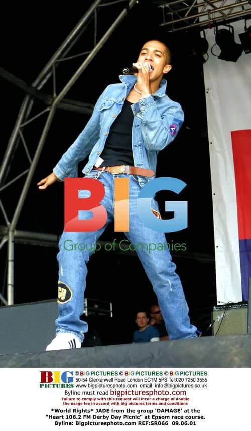 JADE from DAMAGE at Heart 106.2 FM Derby Day Picnic