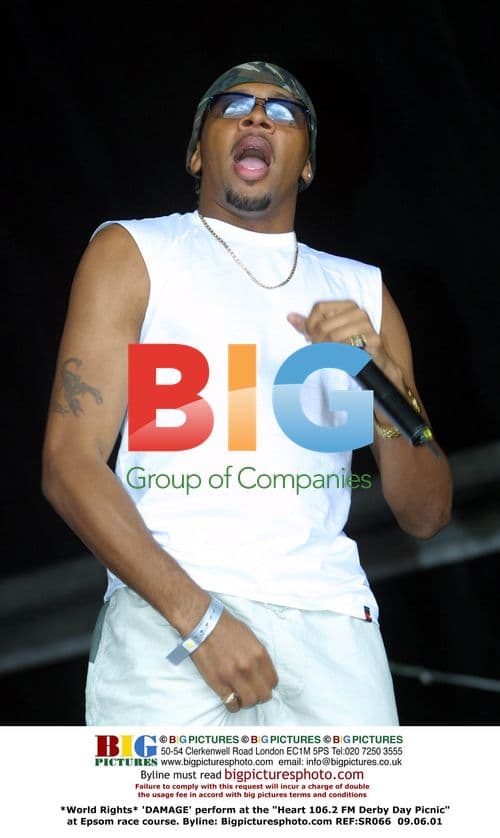 DAMAGE performs at Heart 106.2 Derby Day Picnic