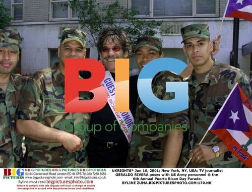 Geraldo Rivera at Puerto Rican Day Parade