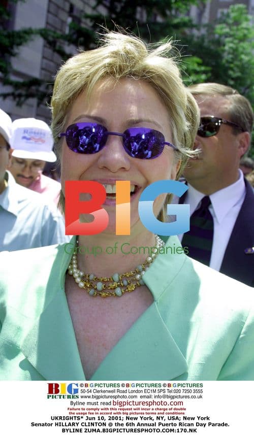 HILLARY CLINTON at Puerto Rican Day Parade