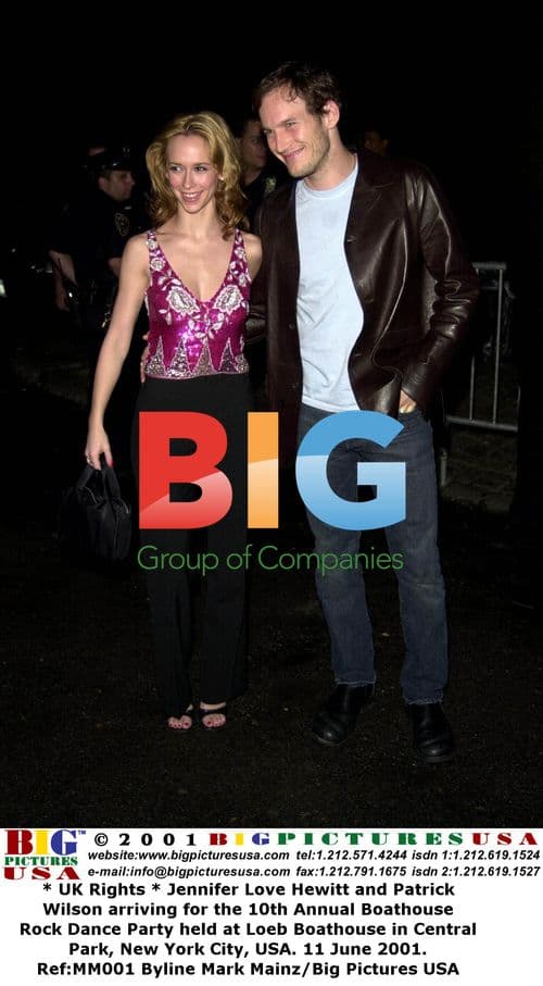 Jennifer Love Hewitt and Patrick Wilson at Boathouse Rock Dance Party