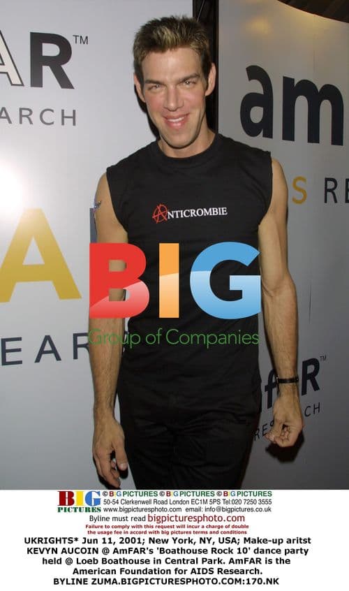 Kevyn Aucoin at AmFAR's 'Boathouse Rock 10'