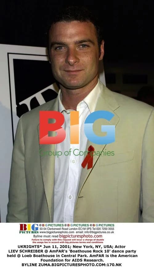 Liev Schreiber at AmFAR 'Boathouse Rock 10' party