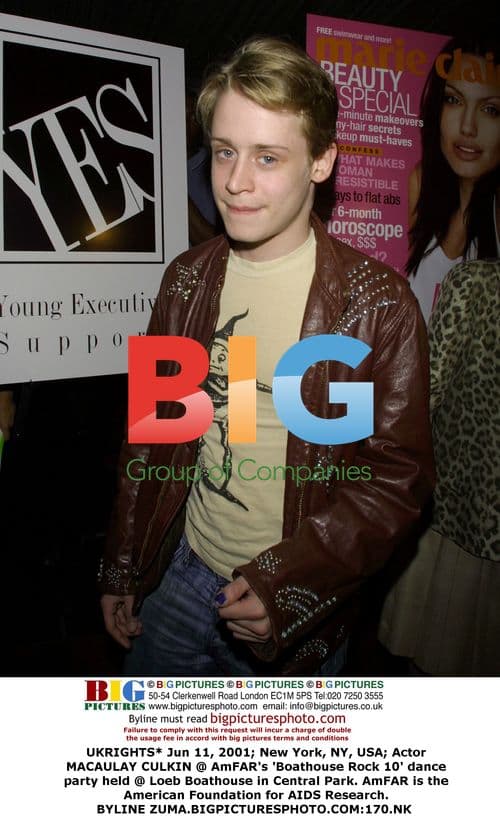 Macaulay Culkin at AmFAR 'Boathouse Rock' Party