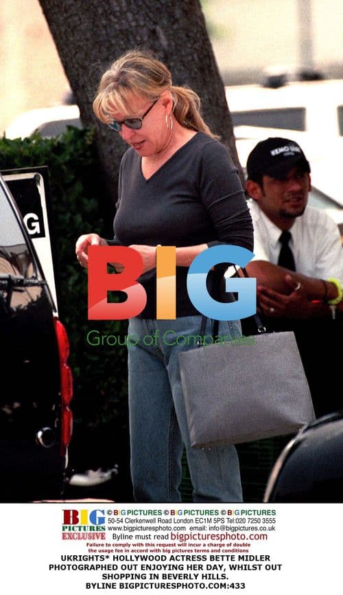 Bette Midler Out Shopping in Beverly Hills