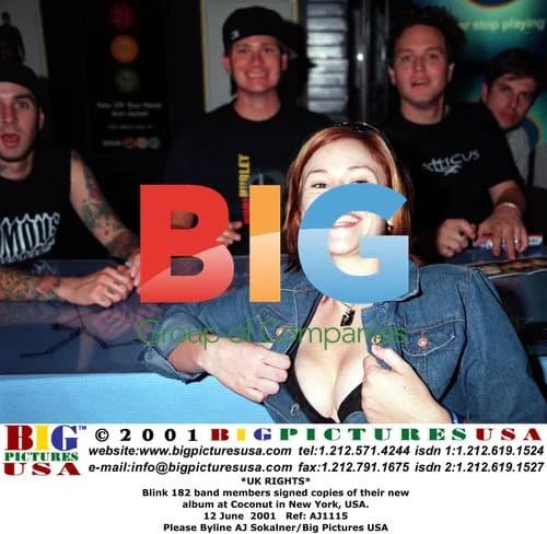 Blink 182 Signing New Album at Coconut, NYC