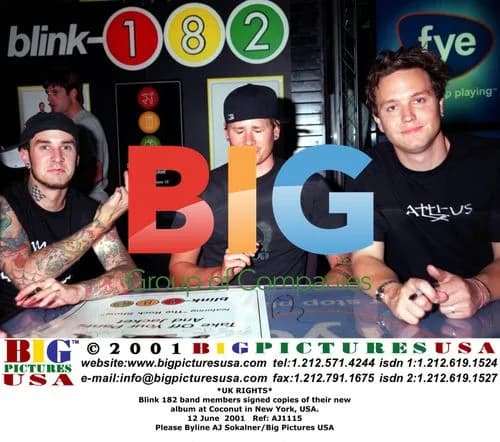Blink 182 Album Signing in New York