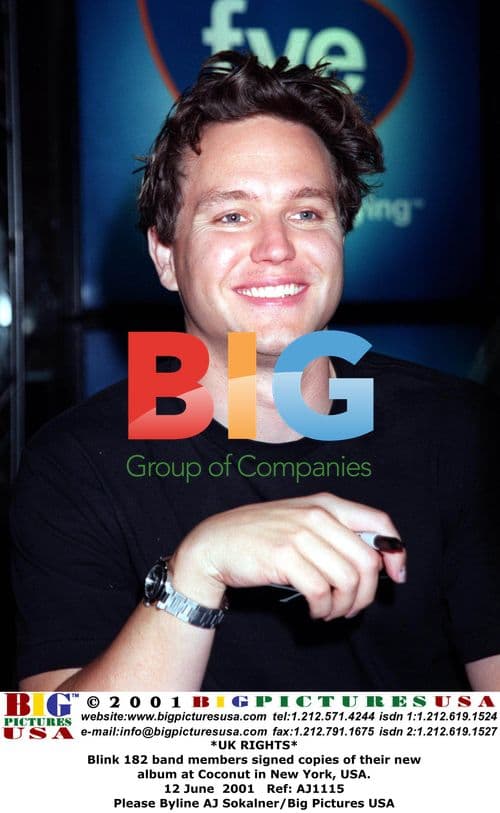 Blink 182 album signing in New York