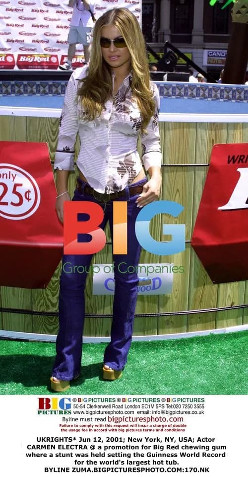 Carmen Electra at Big Red gum promotion