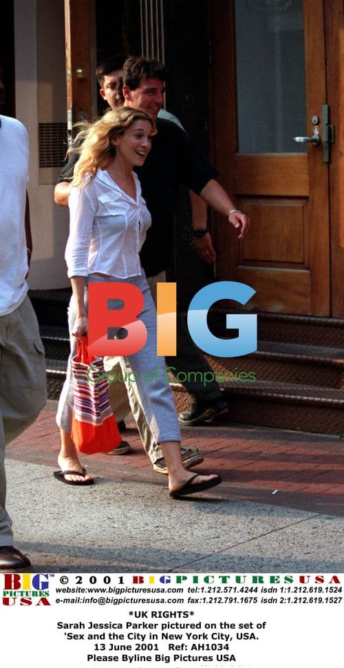 Sarah Jessica Parker on 'Sex and the City' set