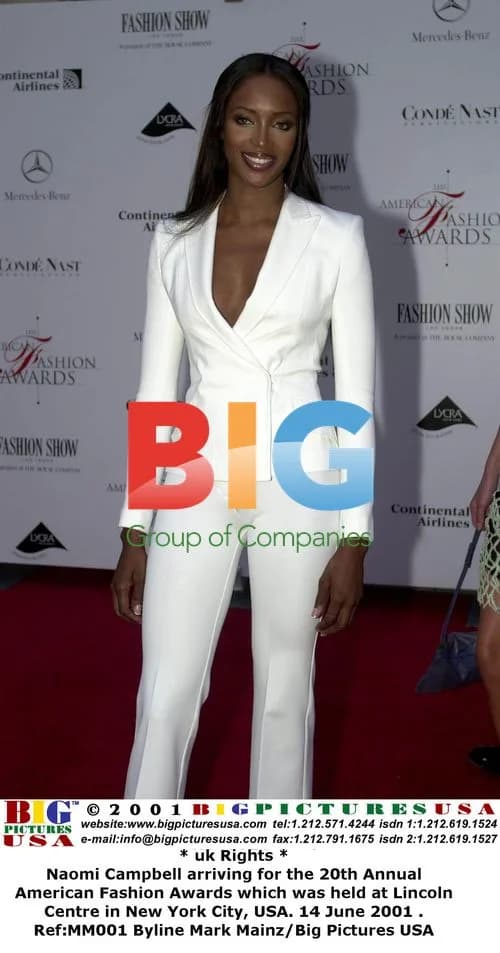 Naomi Campbell at 20th American Fashion Awards