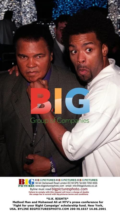 Method Man and Mohamed Ali at MTV press conference