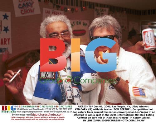 Kid Cary Wins Hot Dog Eating Contest