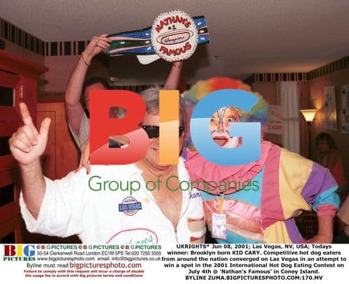 Kid Cary wins hot dog eating contest