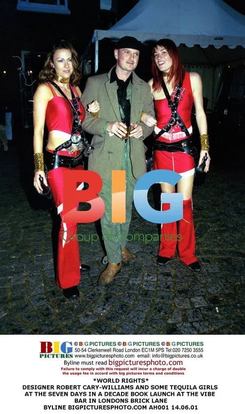 Robert Cary-Williams and Tequila Girls at Book Launch