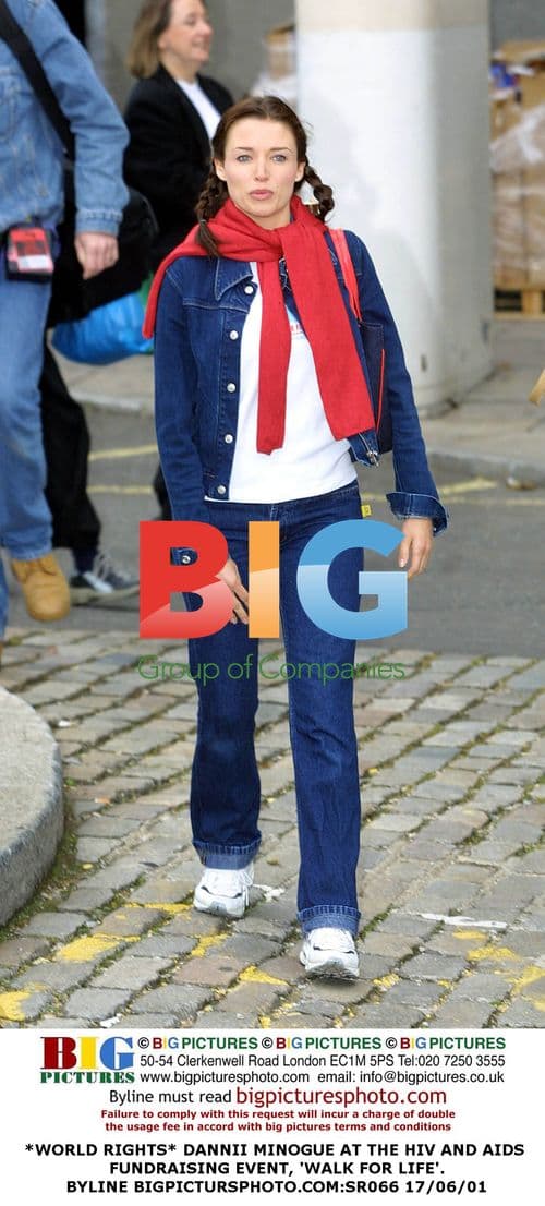 DANNII MINOGUE AT HIV/AIDS FUNDRAISER