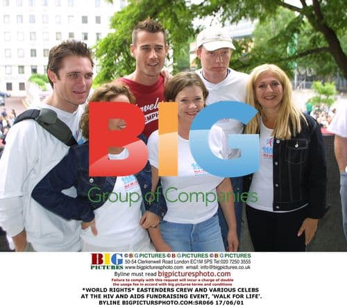 EastEnders Crew and Celebs at HIV/AIDS Fundraiser