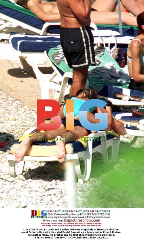 Louis and Pauline with Daniel Ducruet