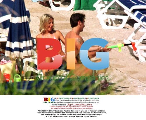 Louis and Pauline, Princess Stephanie's kids, with dad Daniel Ducruet