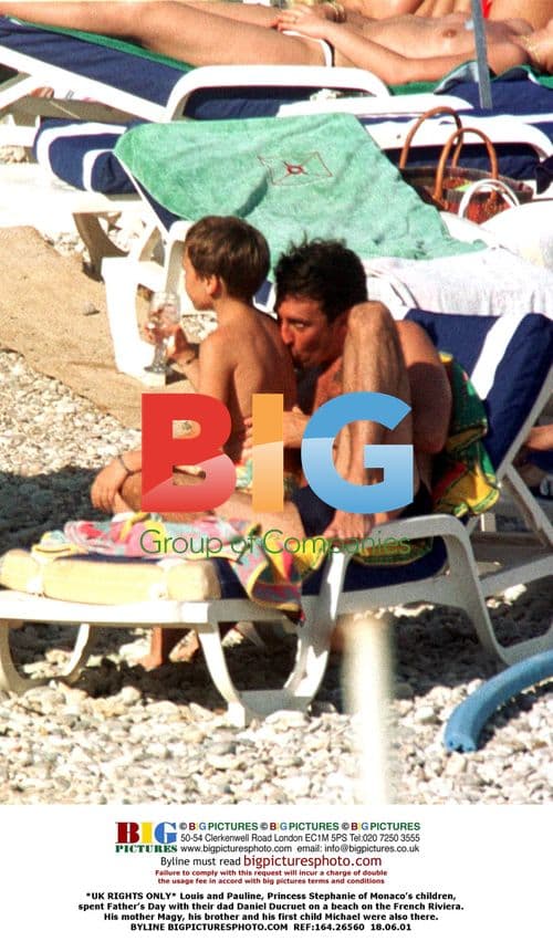 Princess Stephanie's children spend Father's Day with Daniel Ducruet