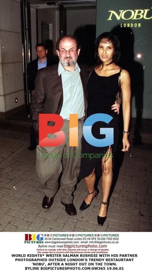 Salman Rushdie Out in London