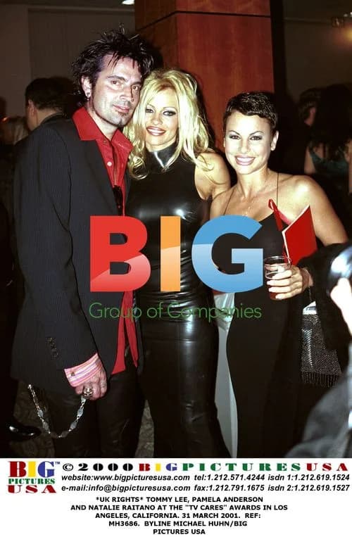 Pamela Anderson, Tommy Lee, and Natalie Raitano at TV Cares Awards