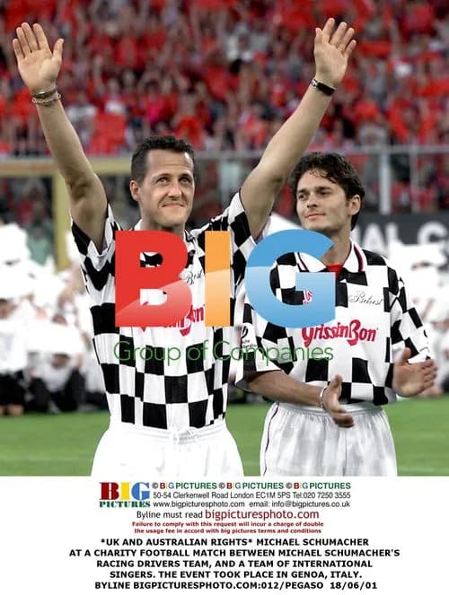 Michael Schumacher at Charity Football Match