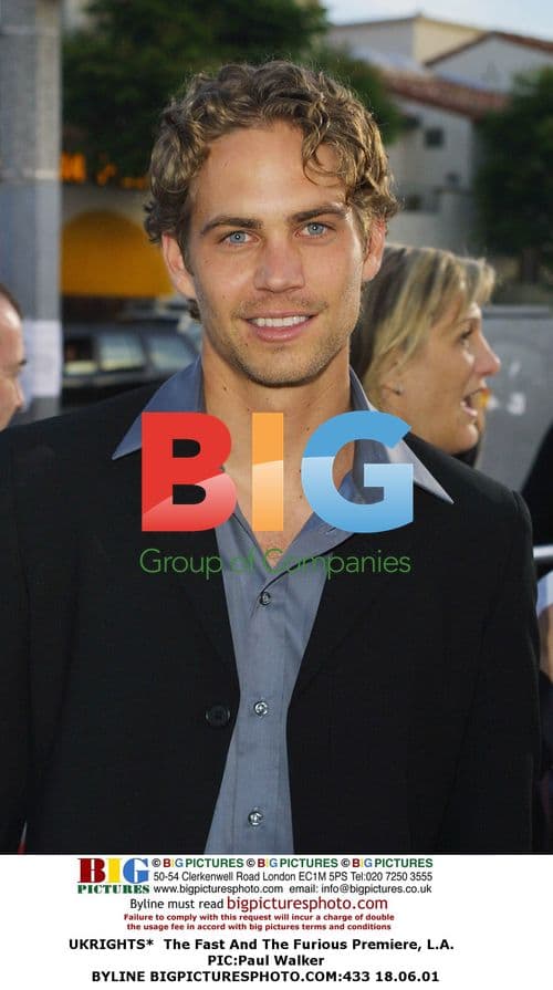 Paul Walker at The Fast And The Furious Premiere