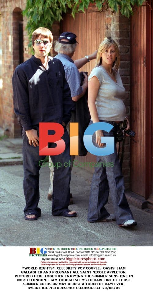 Liam Gallagher and Nicole Appleton Outing